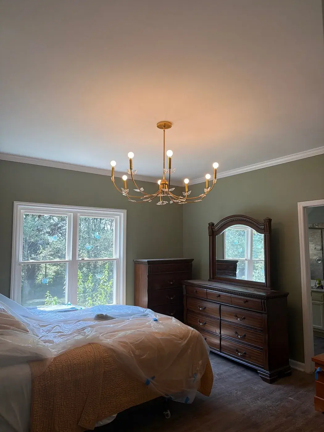 New bedroom light fixture