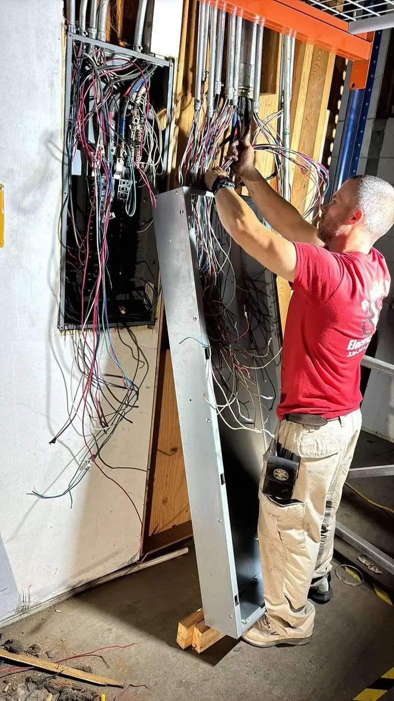 Amplified Electric technician at work